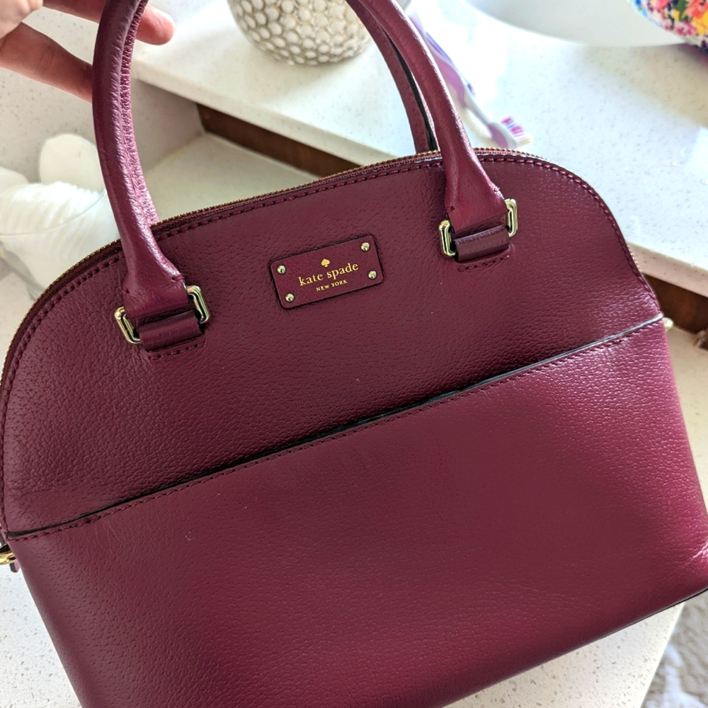 Kate Spade maroon purse